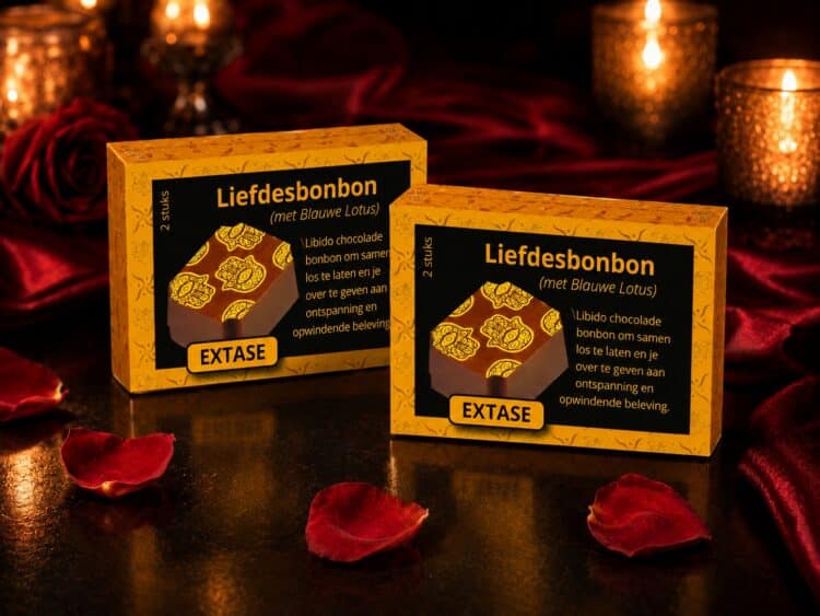 Libido Chocolade Liefdesbonbon Extase 4 stuks