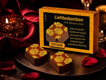 Libido Chocolade Liefdesbonbon Extase 2 stuks