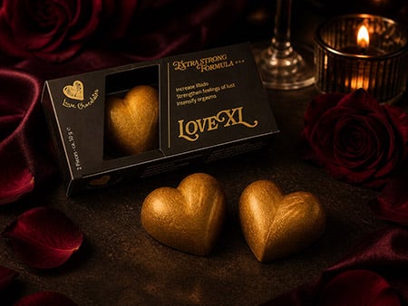 Libido Chocolade Liefdesbonbon LoveXL 2 stuks